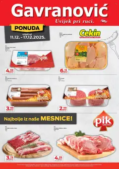 Katalog Gavranović - Pregled kataloga iz trgovine Gavranović, vrijedi od 11.12.2025 | Stranica: 5