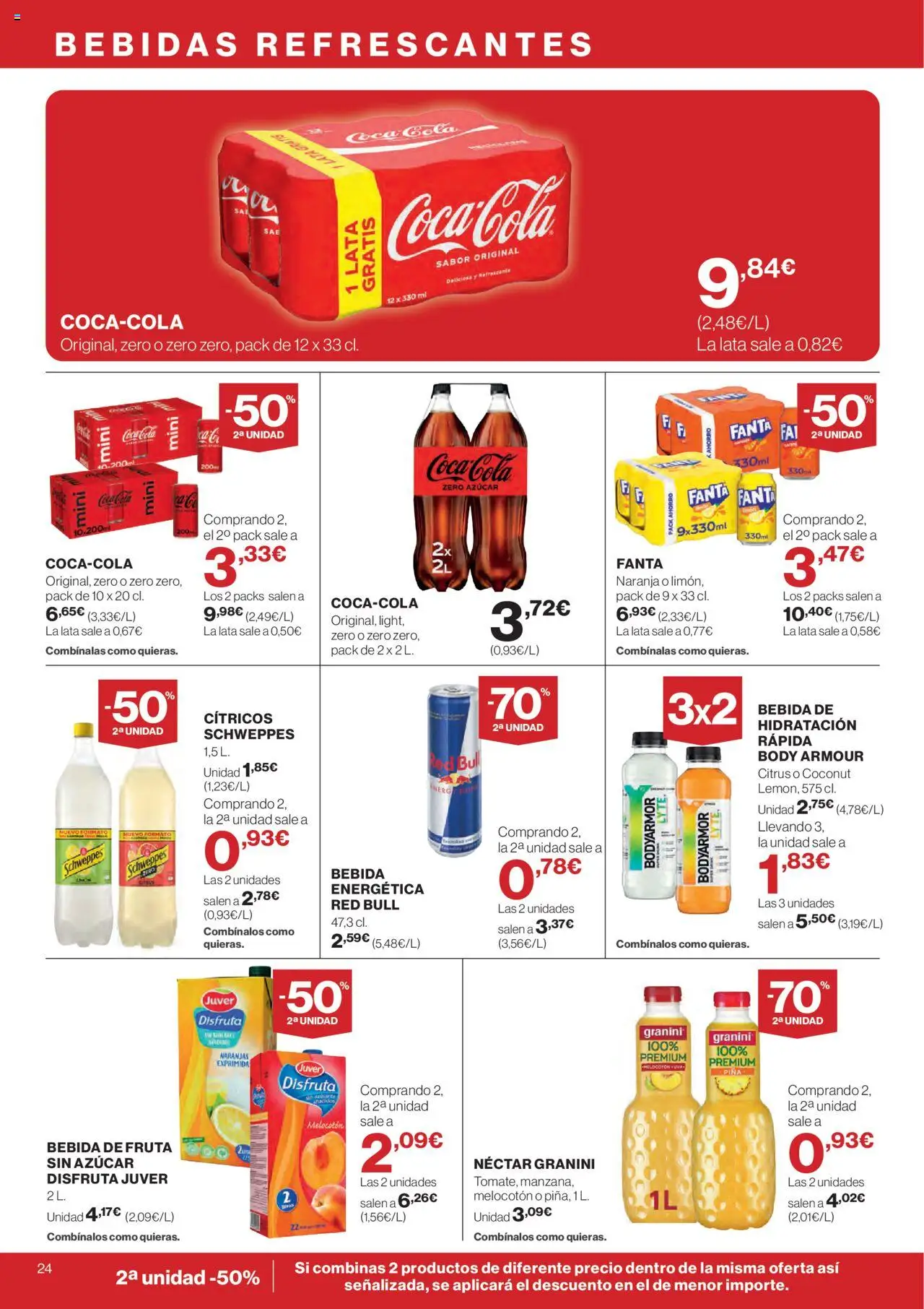 Supercor folleto │ válido desde el 25.09.2025 | Página: 24 | Productos: Naranjas, Piña, Body, Néctar