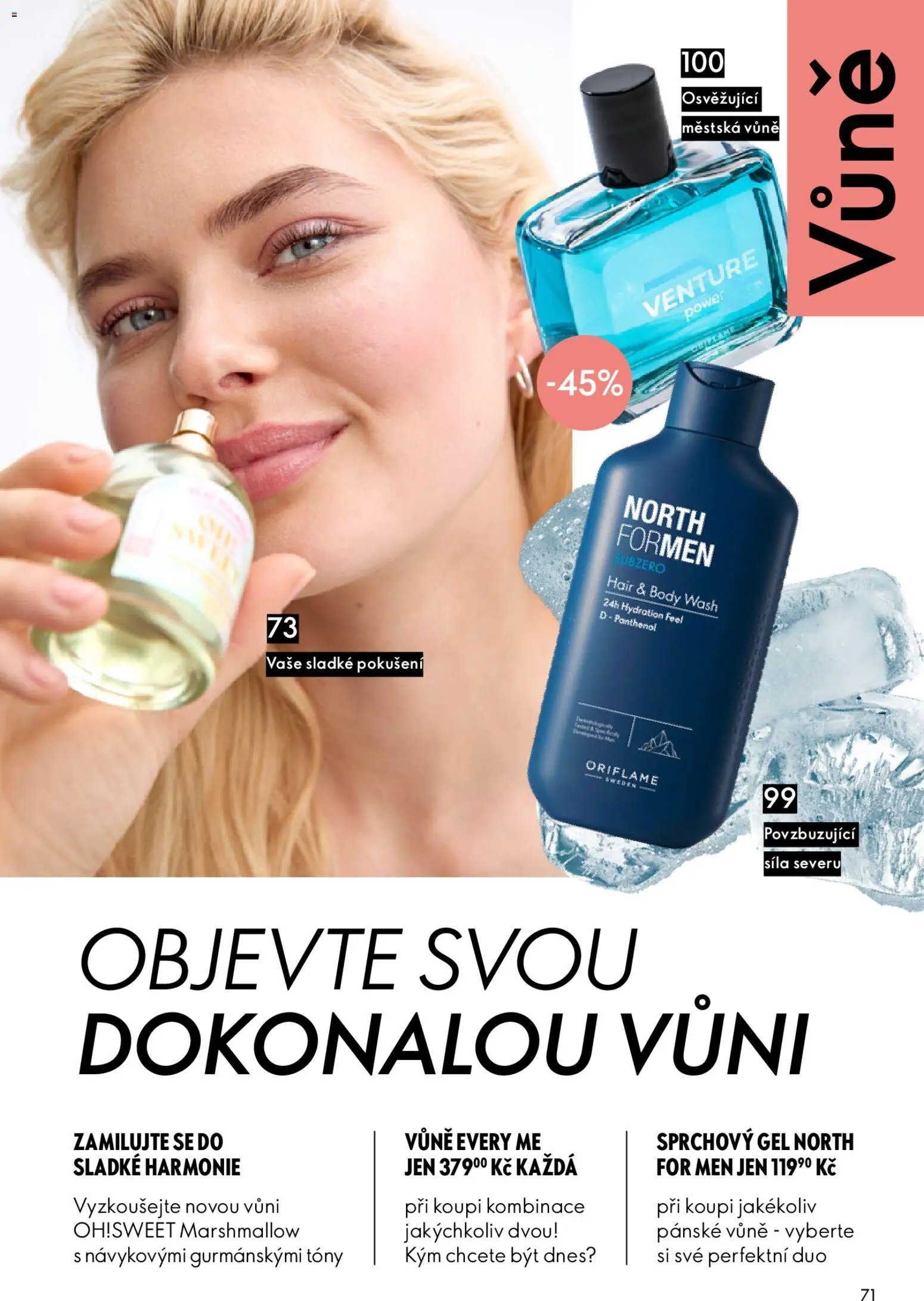 Oriflame katalog č.03/2026 od 11.02.2026 | Strana: 71 | Produkty: Sprchový gel, Marshmallow, Body, Panthenol