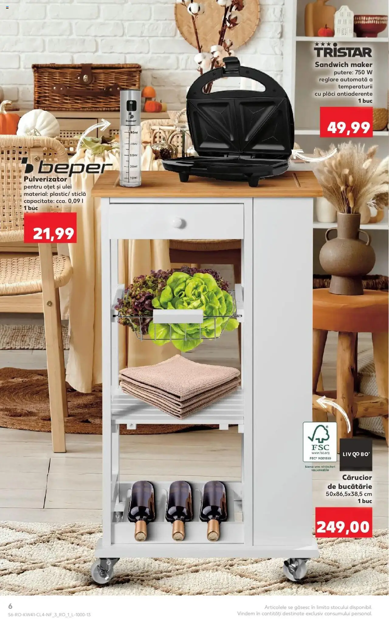 Noul catalog Kaufland – valabil de la 08.10.2025 | Pagină: 6 | Produse: Bucătărie, Ulei, Oțet