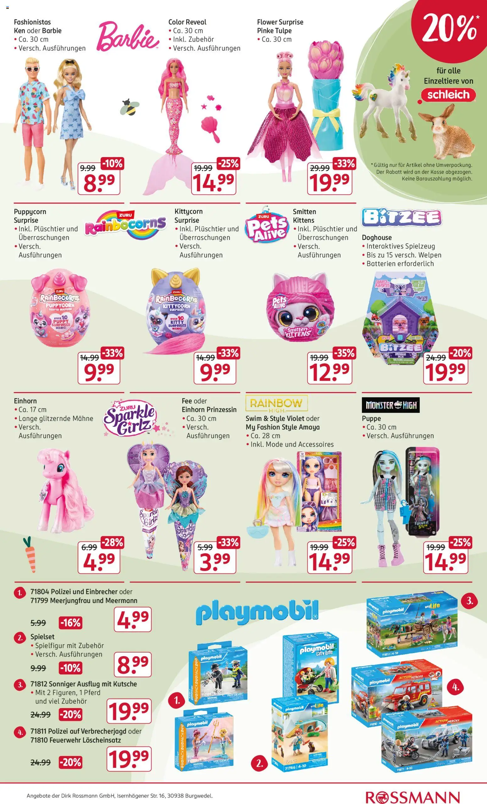 Rossmann Spiel & Spaß Angebote – gültig ab 23.03.2026 | Seite: 9 | Produkte: Batterien, Monster