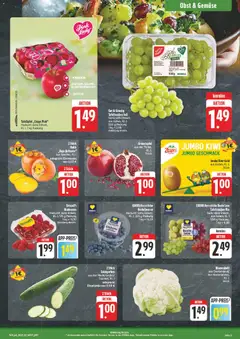 nah & gut Prospekt 	 ab 27.10.2025 gültig | Seite: 3 | Produkte: Trauben, Heidelbeeren, Gemüse, Kiwi