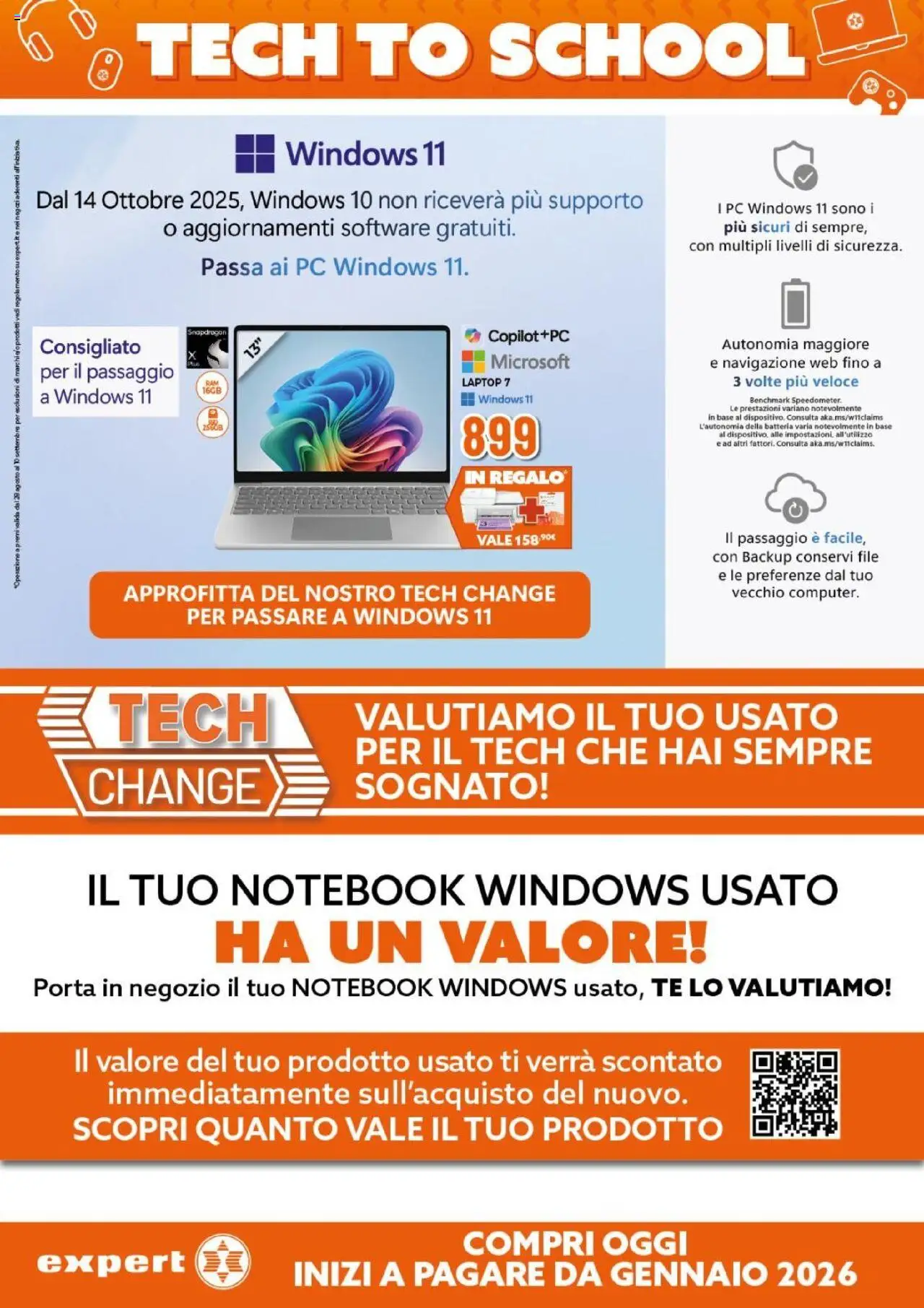 Volantino Expert del 28.08.2025 | Pagina: 13 | Prodotti: Tè, Laptop, PC, Navigazione