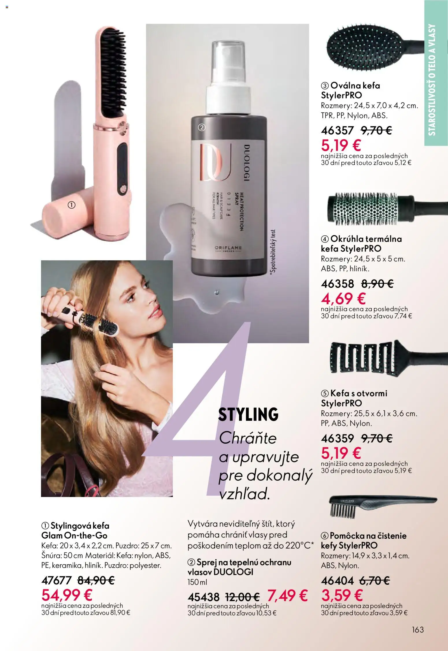 Nové Oriflame akcie – leták je platný od 11.02.2026 | Strana: 163 | Produkty: Kefa, Puzdro