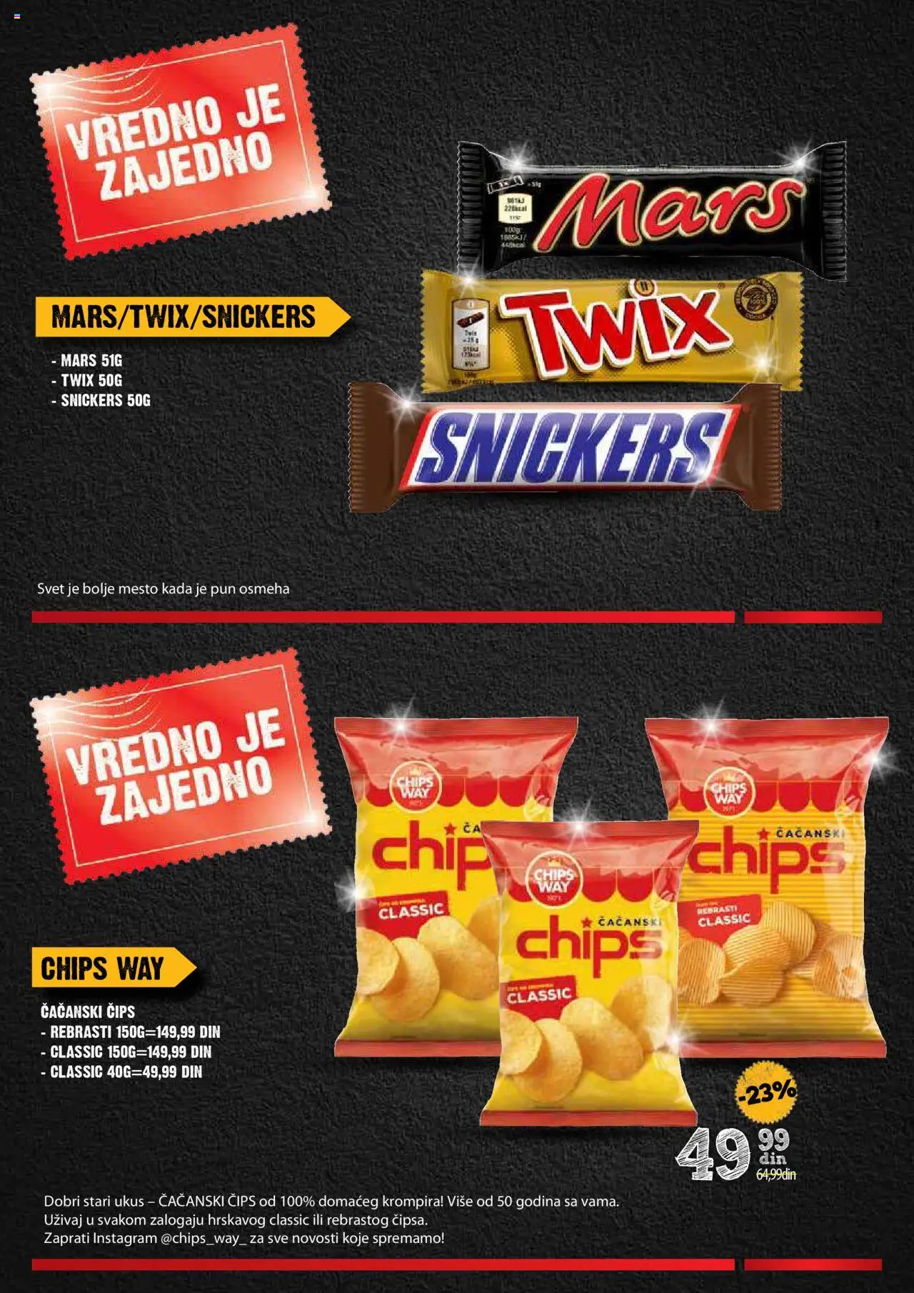 Roda katalog - važi od 21.08.2025 | Strana: 15 | Proizvode: Čips, Twix