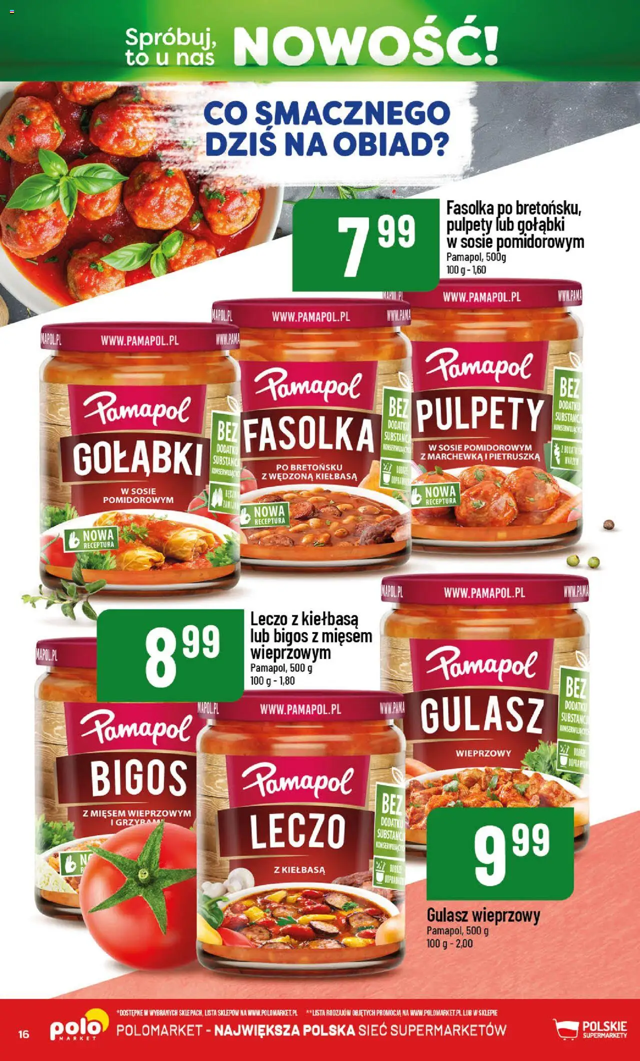 POLOmarket Gazetka - Nowości od 01.05.2025 | Strona: 16 | Produkty: Kiełbasa, Pietruszka, Marchewka, Gulasz