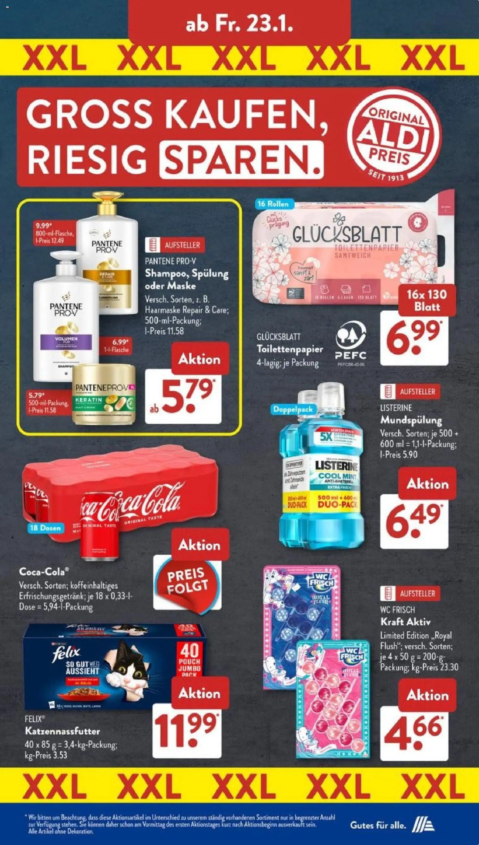 Aldi Süd Prospekt 	 – gültig ab 19.01.2026 | Seite: 15 | Produkte: Cola, Maske, Wc frisch, Toilettenpapier