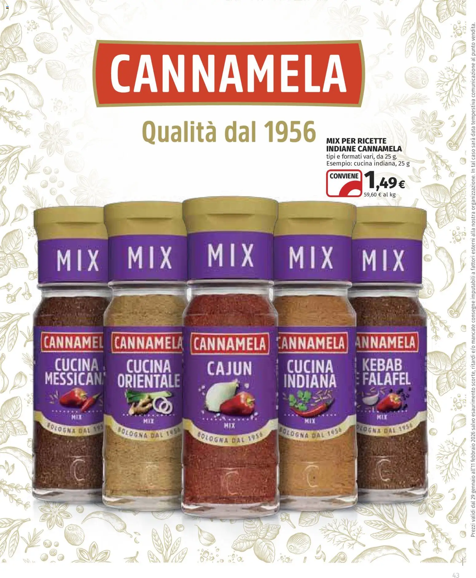 Volantino Ipercoop del 29.01.2026 | Pagina: 43 | Prodotti: Falafel, Data