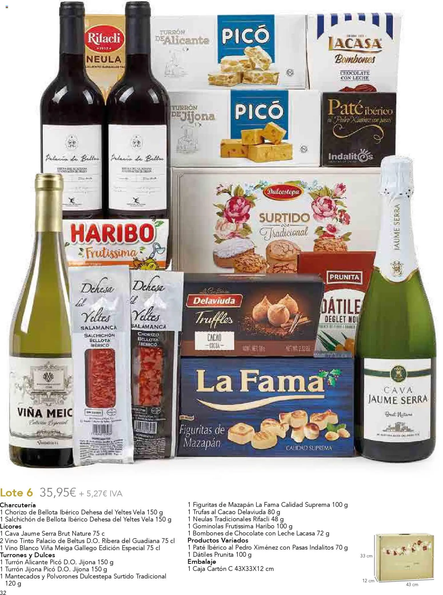 Lupa Supermercados Regalar en Navidad │ válido desde el 03.11.2025 | Página: 34 | Productos: Leche, Chocolate con leche, Φρυγανιές σικάλεως, Caja