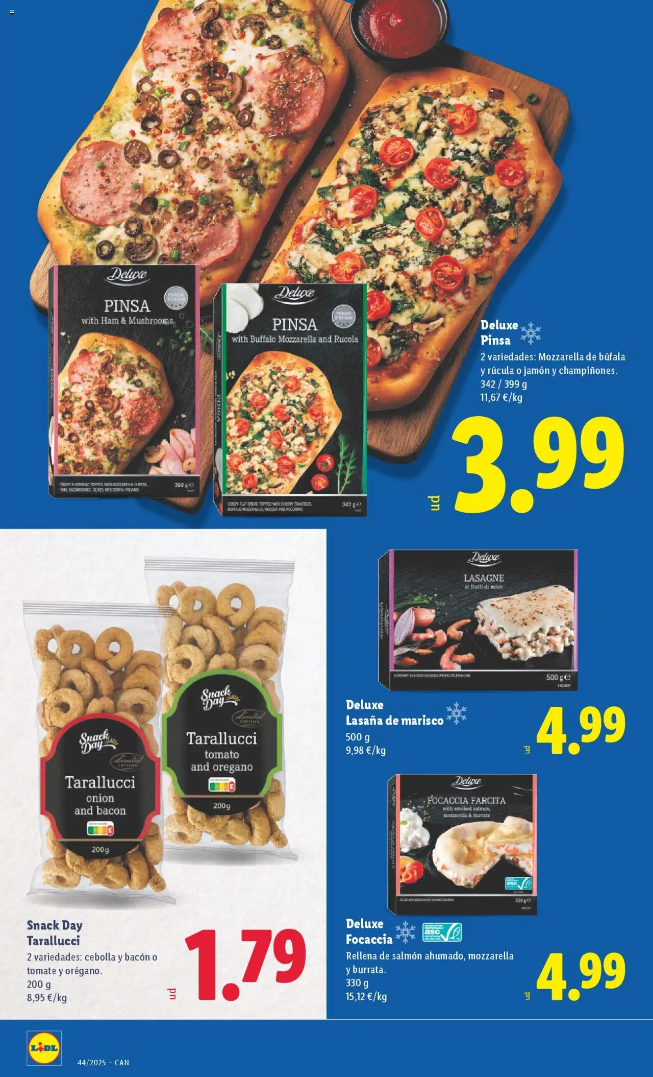 Lidl - Canarias │ válido desde el 27.10.2025 | Página: 24 | Productos: Jamón, Ρυζογκοφρέτα, Παγωμένο τσάι, Lasaña