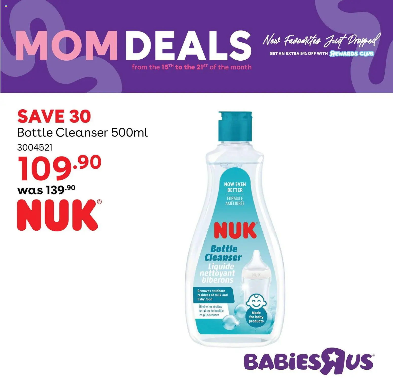 New Babies R Us catalogue – valid from 15.04.2026 | Page: 8 | Products: Milk, Baby food, Fruit