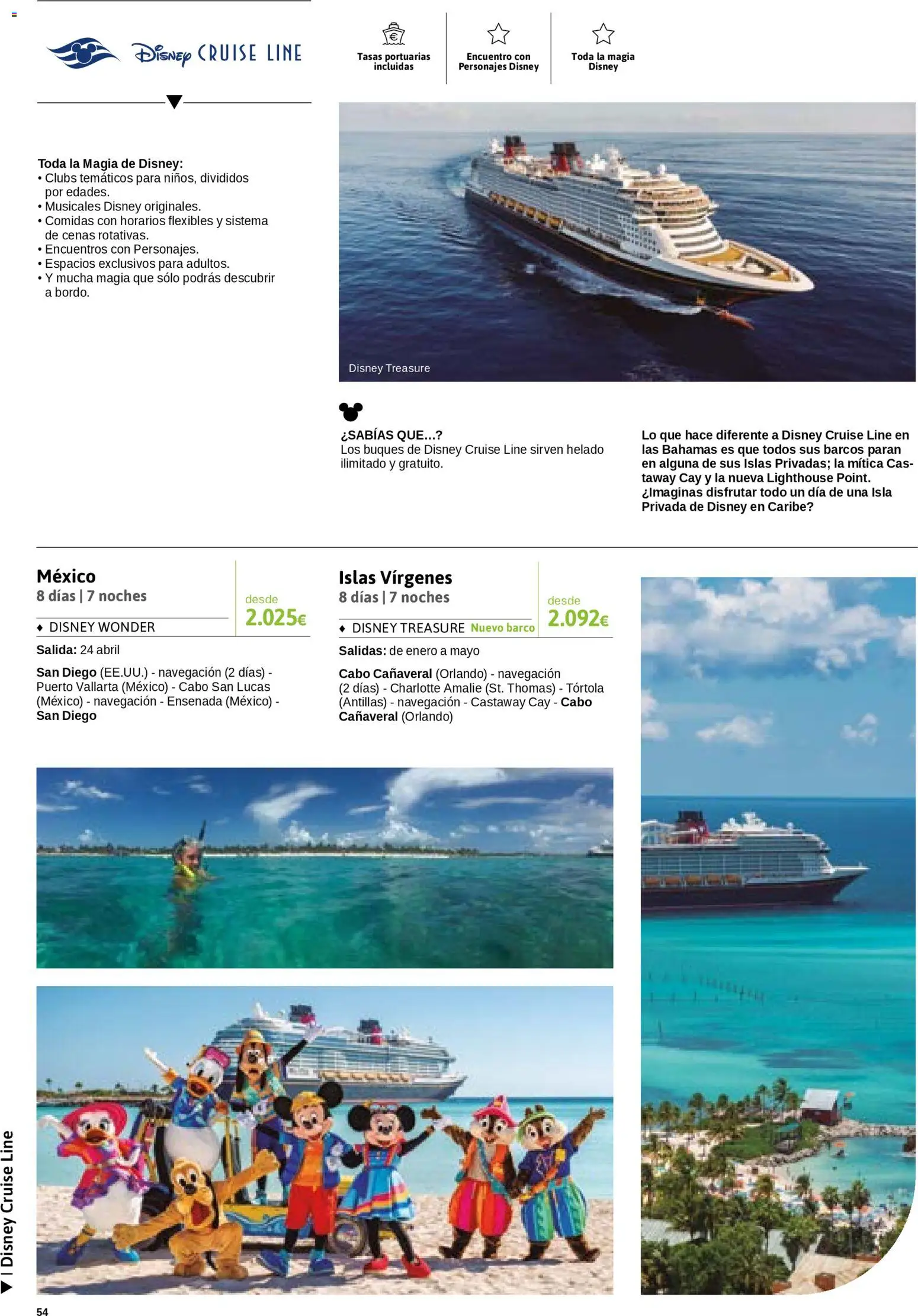 Viajes El Corte Inglés Semana del Crucero │ válido desde el 07.01.2026 | Página: 55 | Productos: Helado, Navegación