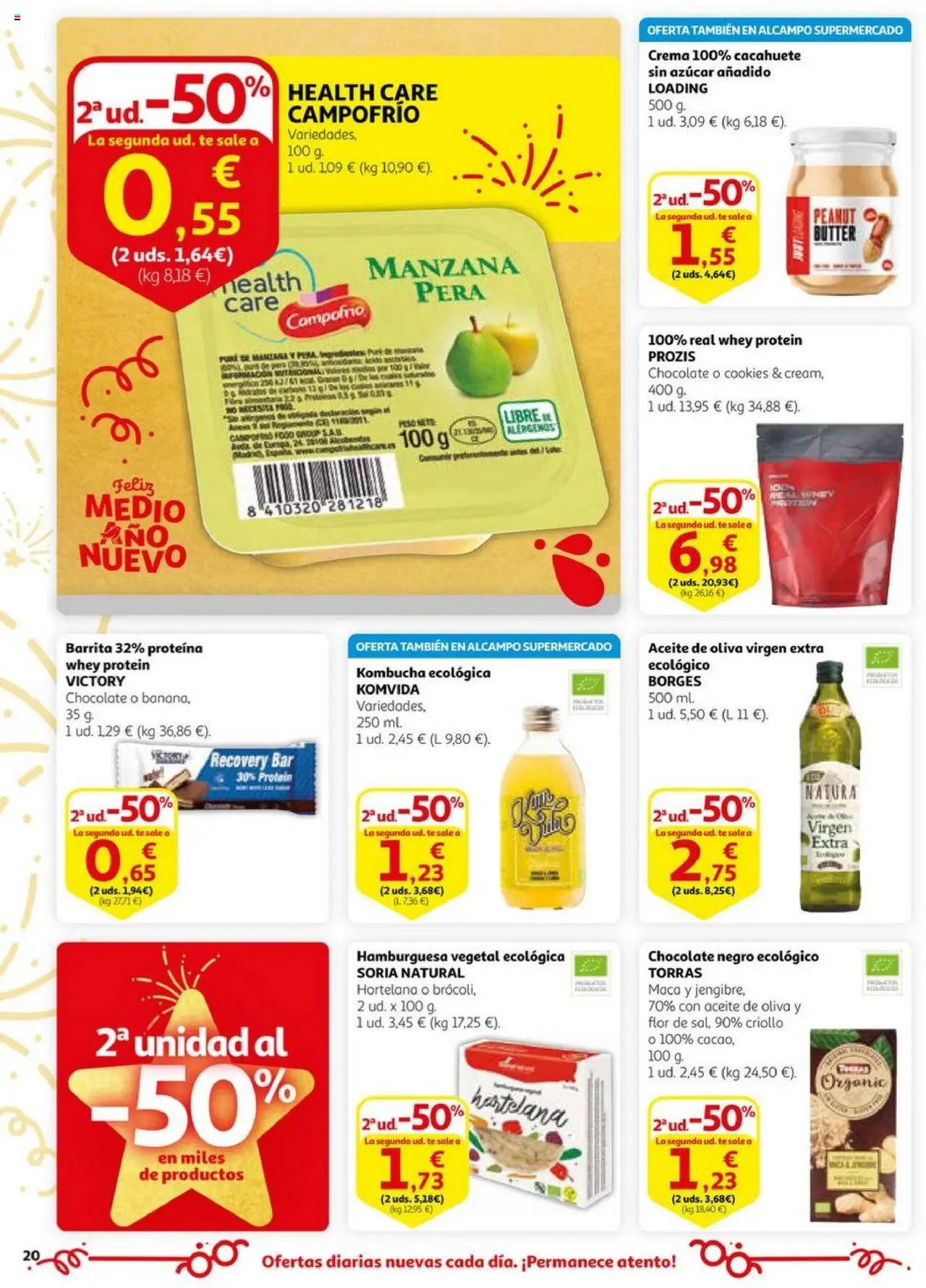 Alcampo - HG Unificado Nacional  │ válido desde el 03.06.2025 | Página: 20 | Productos: Manzana, Crema, Té, Aceite de oliva