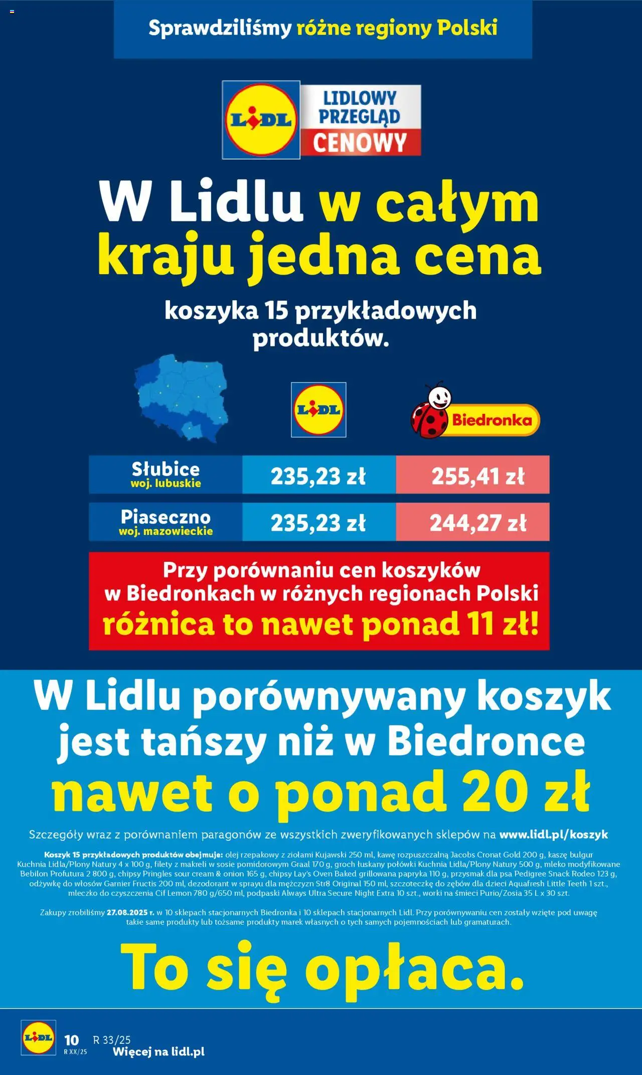 Lidl Gazetka od 22.09.2025 | Strona: 14 | Produkty: Olej rzepakowy, Bulgur, Podpaski always, Filety z makreli w sosie pomidorowym
