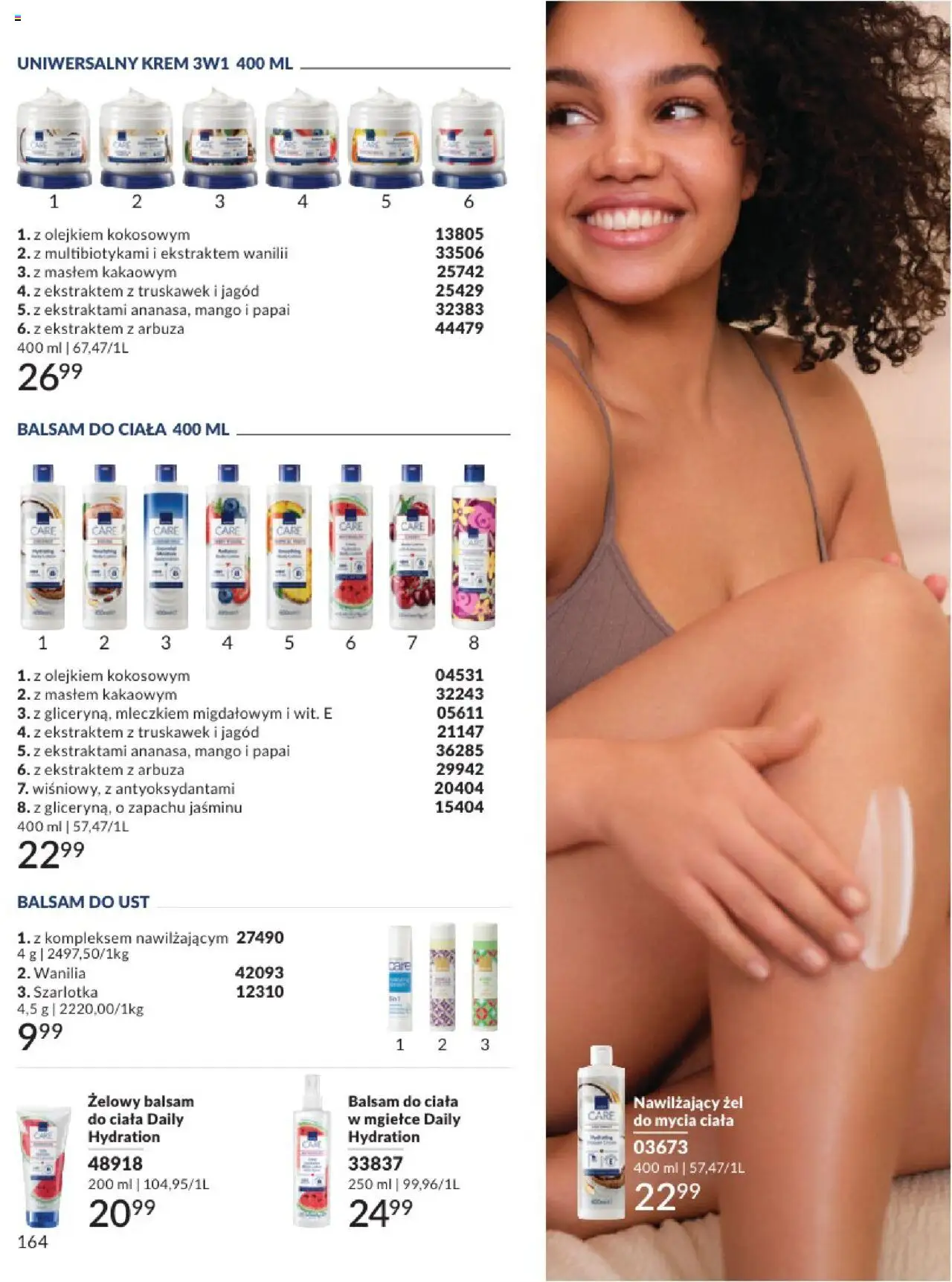 Avon Katalog 07 2025 od 01.07.2025 | Strona: 164 | Produkty: Mango, Body, Krem