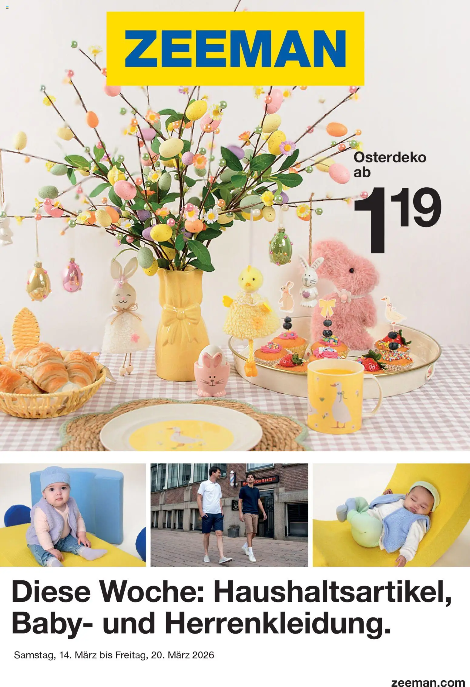 Zeeman Prospekt 	 – gültig ab 14.03.2026 | Seite: 1