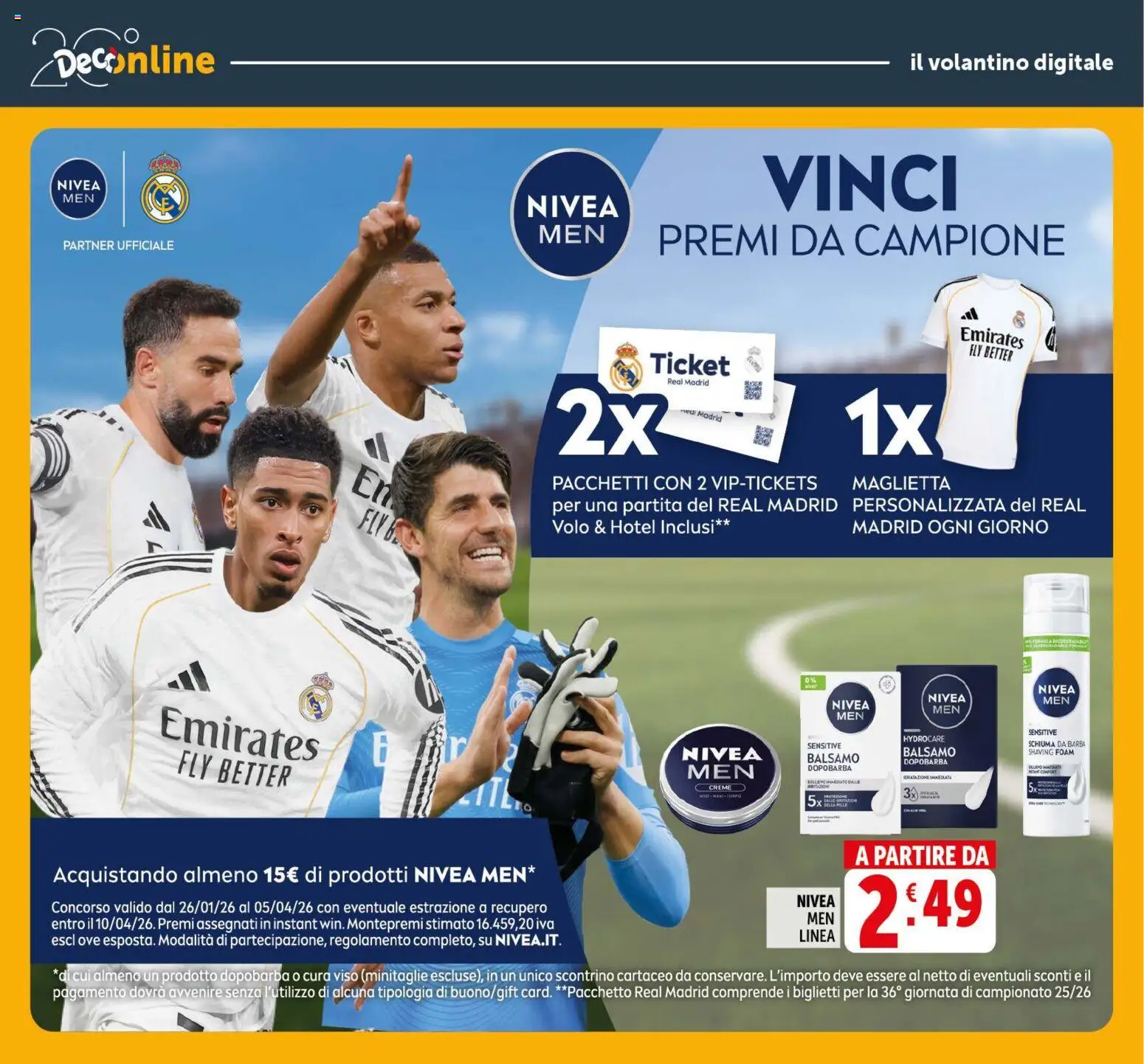 Volantino Decò del 17.03.2026 | Pagina: 36 | Prodotti: Balsamo, Schiuma da barba, Dopobarba, Maglietta