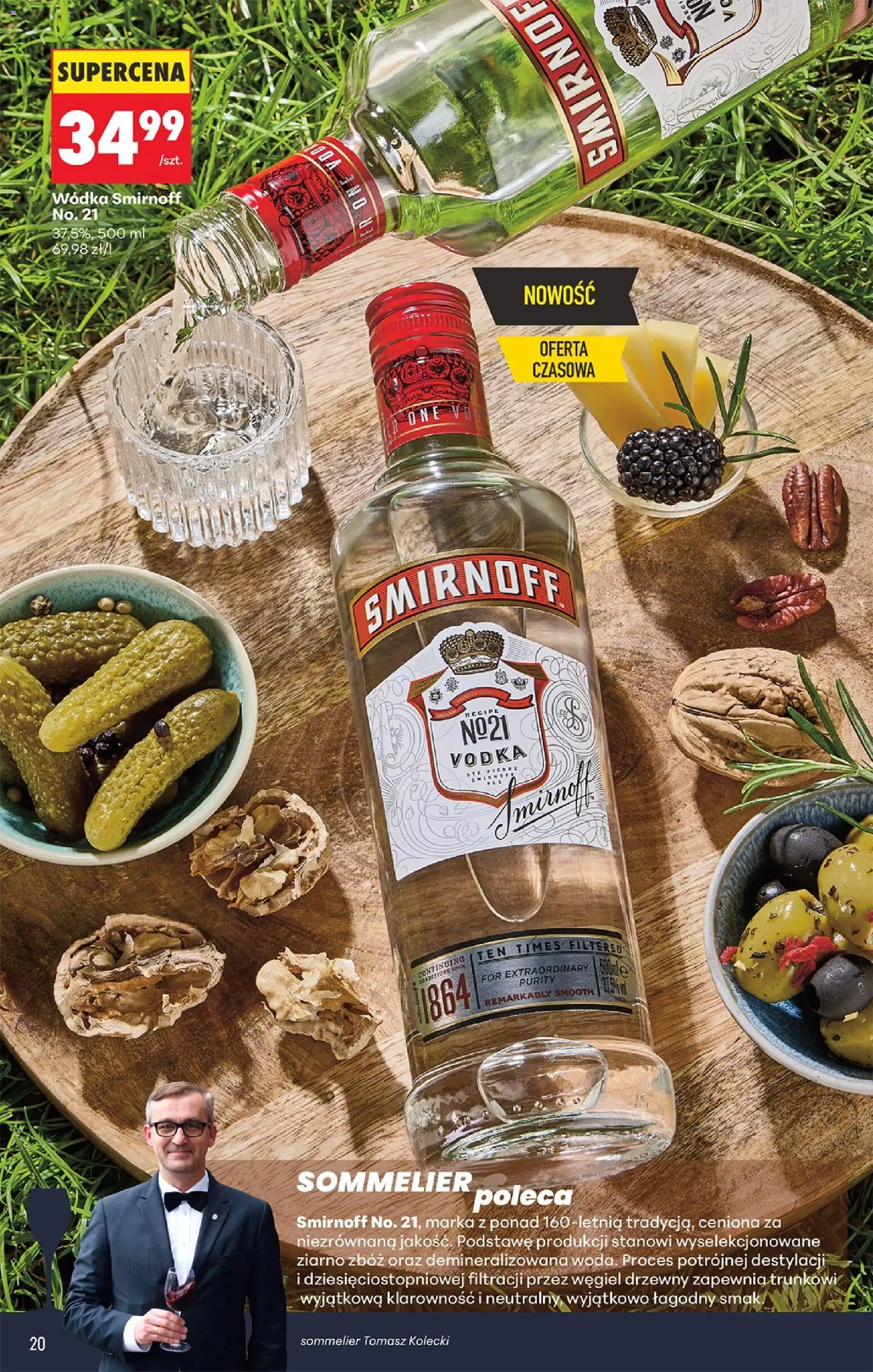 Biedronka gazetka - Czas na toast od 07.04.2026 | Strona: 20 | Produkty: Vodka, Wódka