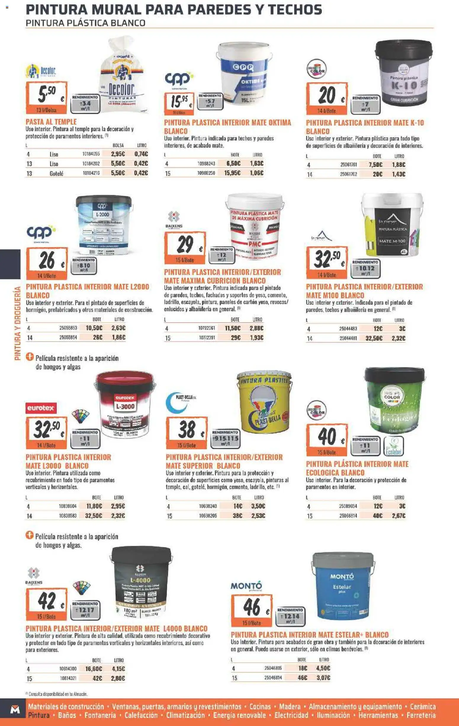 Obramat folleto │ válido desde el 23.03.2026 | Página: 158 | Productos: Pasta, Pintura plástica, Bolsa