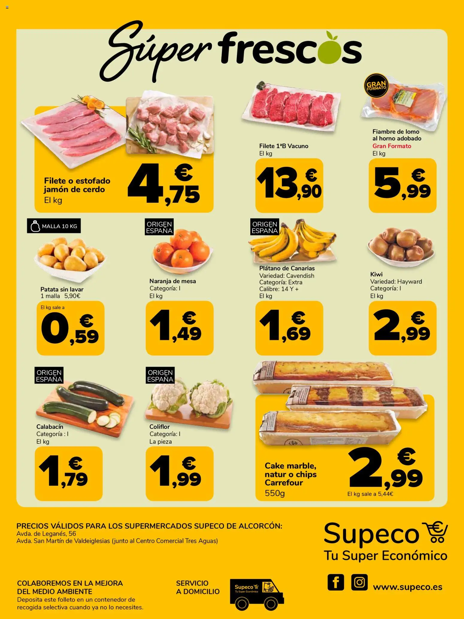 Supeco folleto │ válido desde el 08.01.2026 | Página: 8 | Productos: Jamón, Cerdo, Kiwi, Horno