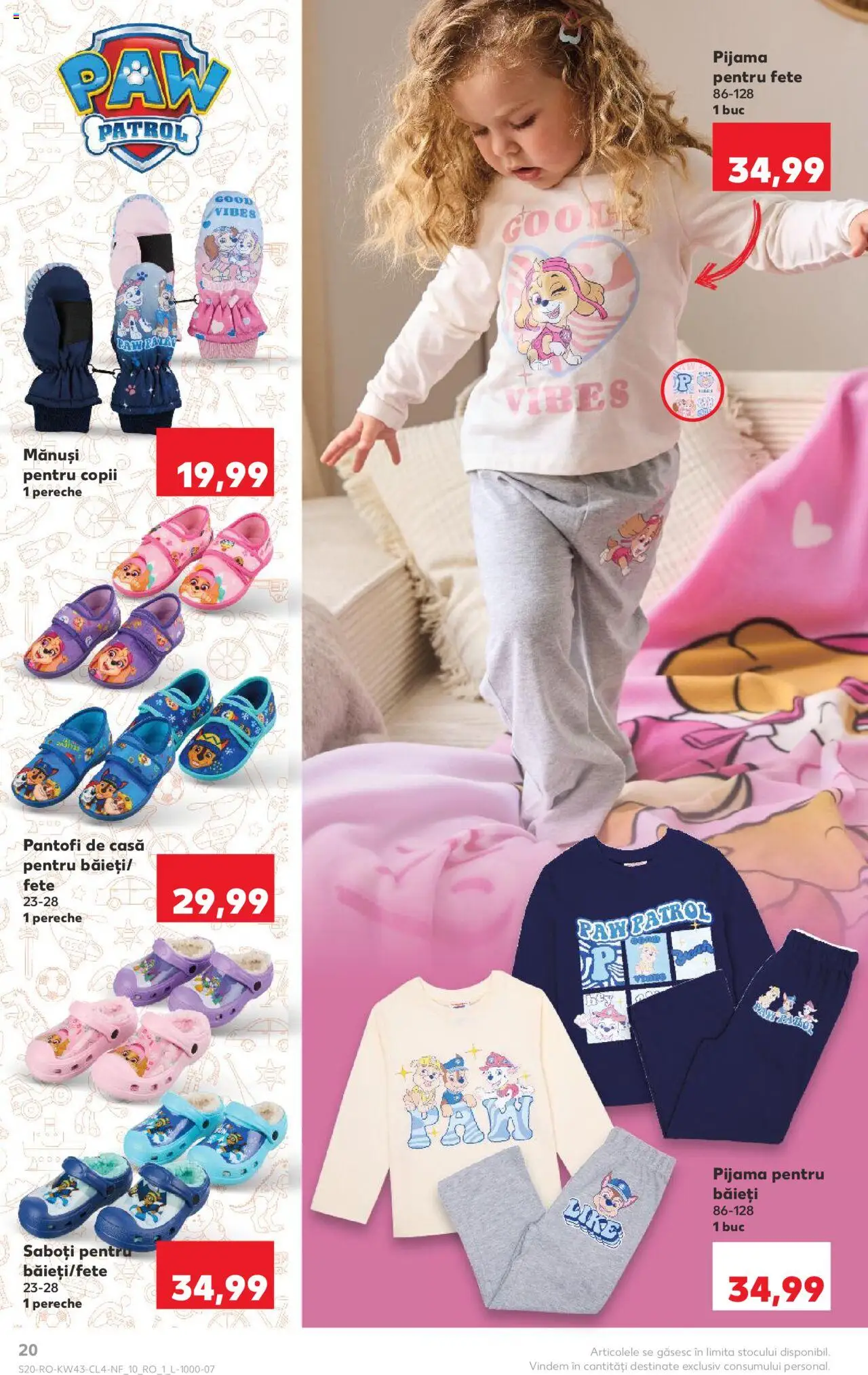Noul catalog Kaufland – valabil de la 22.10.2025 | Pagină: 20 | Produse: Mănuși, Pantofi