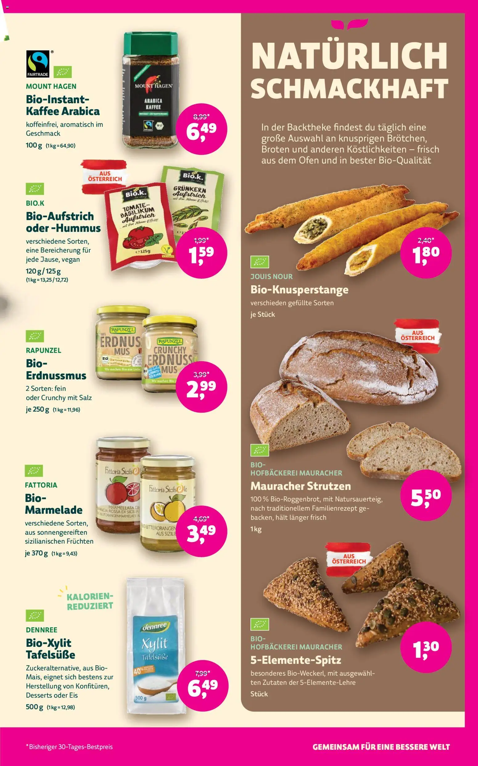 Denns BioMarkt Angebote gültig ab 02.01.2025 | Seite: 15 | Produkte: Eis, Salz, Ofen, Kaffee