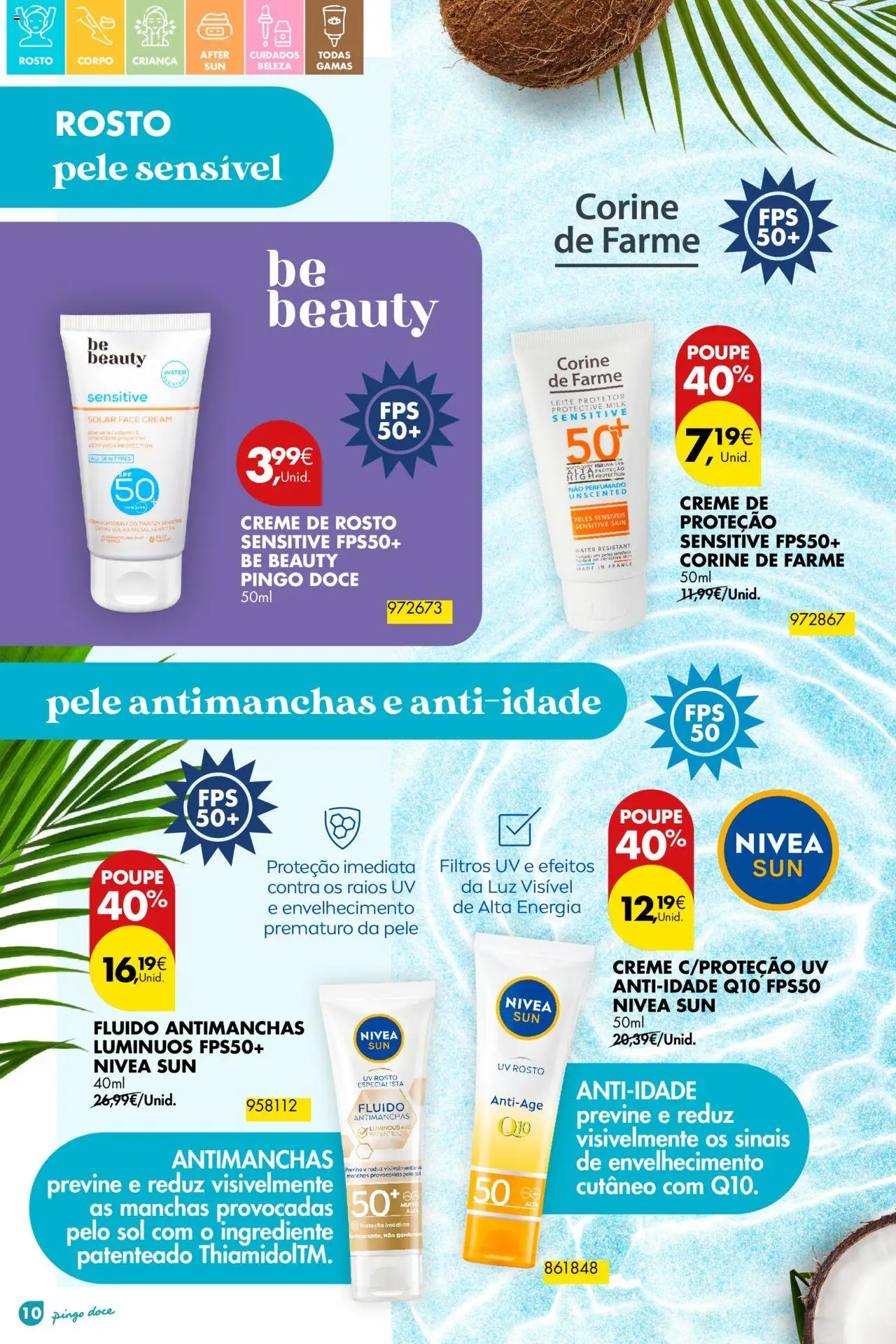 Pingo Doce - Folheto Solares │ válido de 01.04.2025 | Página: 10 | Produtos: Leite, Creme
