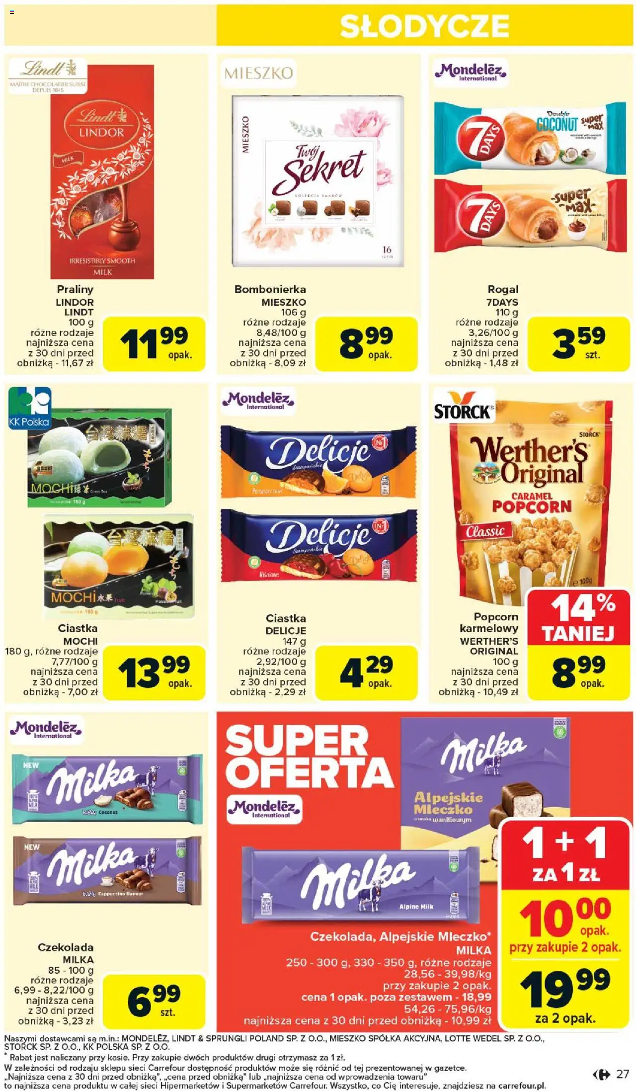 Carrefour Gazetka od 02.06.2025 | Strona: 29 | Produkty: Bombonierka, Czekolada milka, Cappuccino, Popcorn