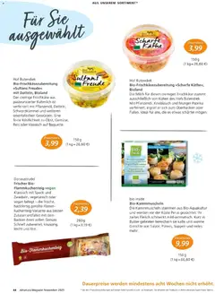 Alnatura Prospekt ab 01.11.2025 gültig | Seite: 44 | Produkte: Milch, Paprika, Knoblauch, Frischkase