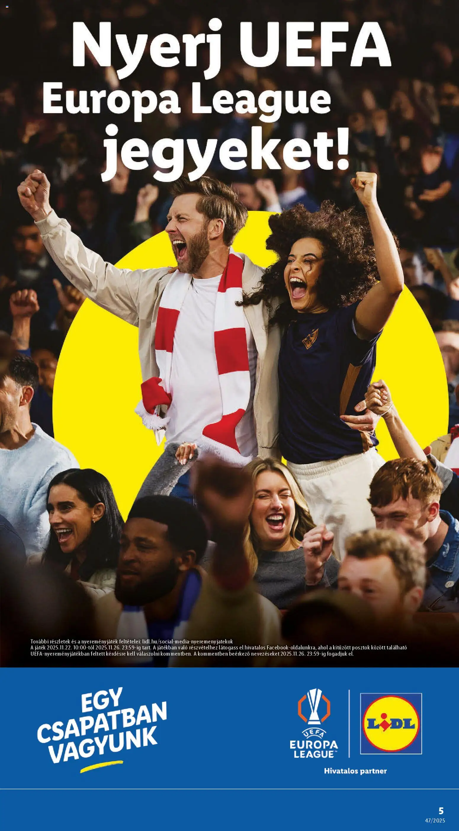 Lidl akciós ujság - amely érvényes a következő dátumtól: 20.11.2025 | Oldal: 5 | Termékek: Játék