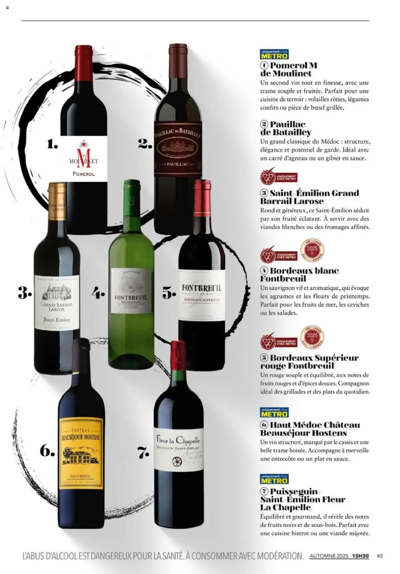  | Page: 45 | Produits: Cassis, Entrecôte, Viande, Vin
