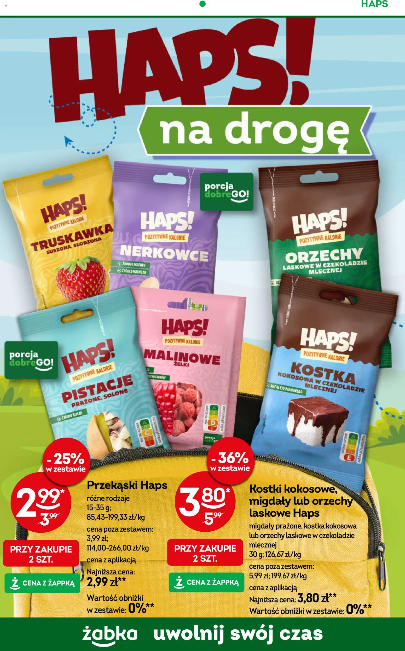 Żabka gazetka od 22.04.2026 | Strona: 84 | Produkty: Orzechy laskowe w czekoladzie, Orzechy laskowe, Żelki, Orzechy