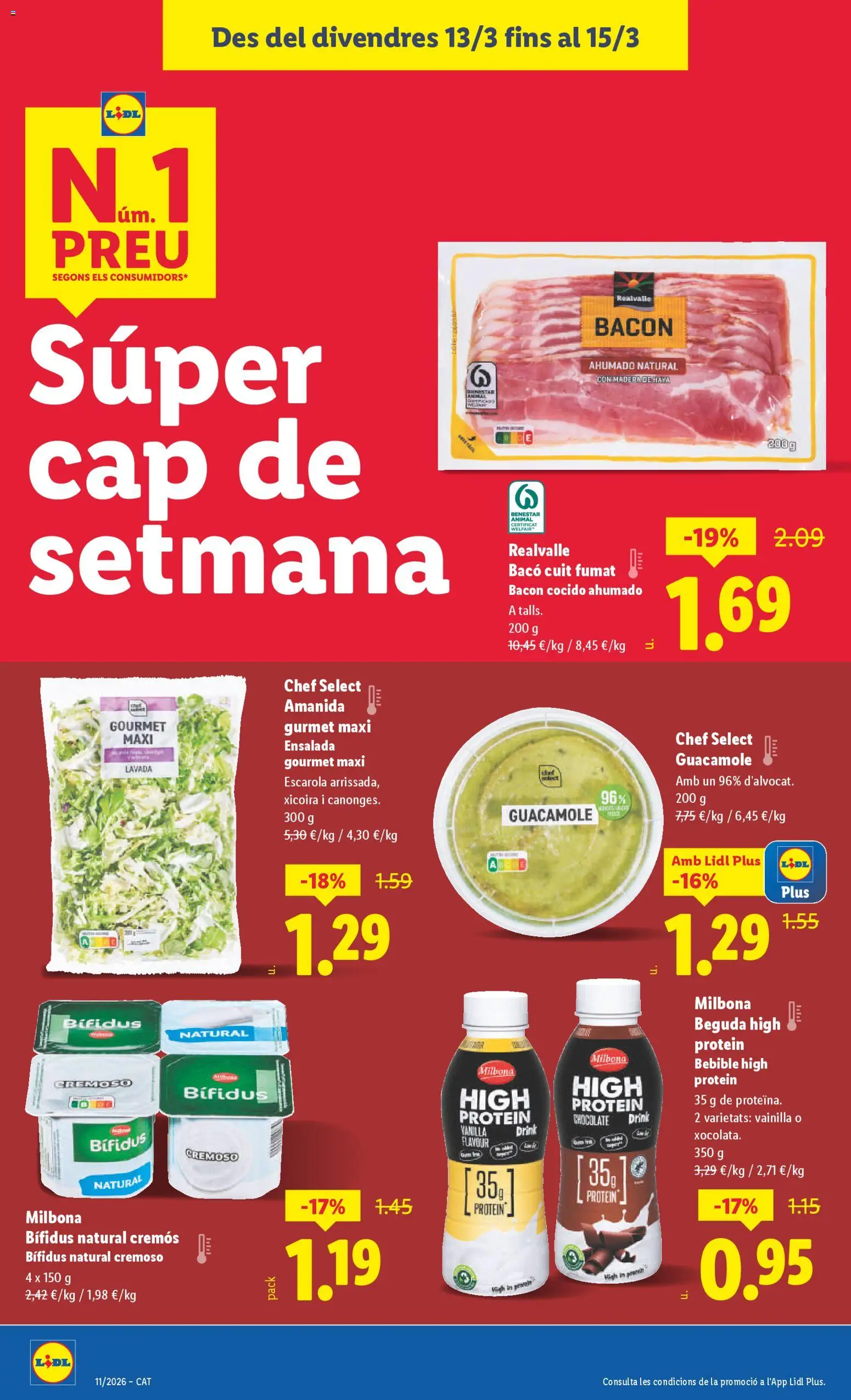 Lidl folleto │ válido desde el 09.03.2026 | Página: 32 | Productos: Chocolate, Guacamole, Ensalada