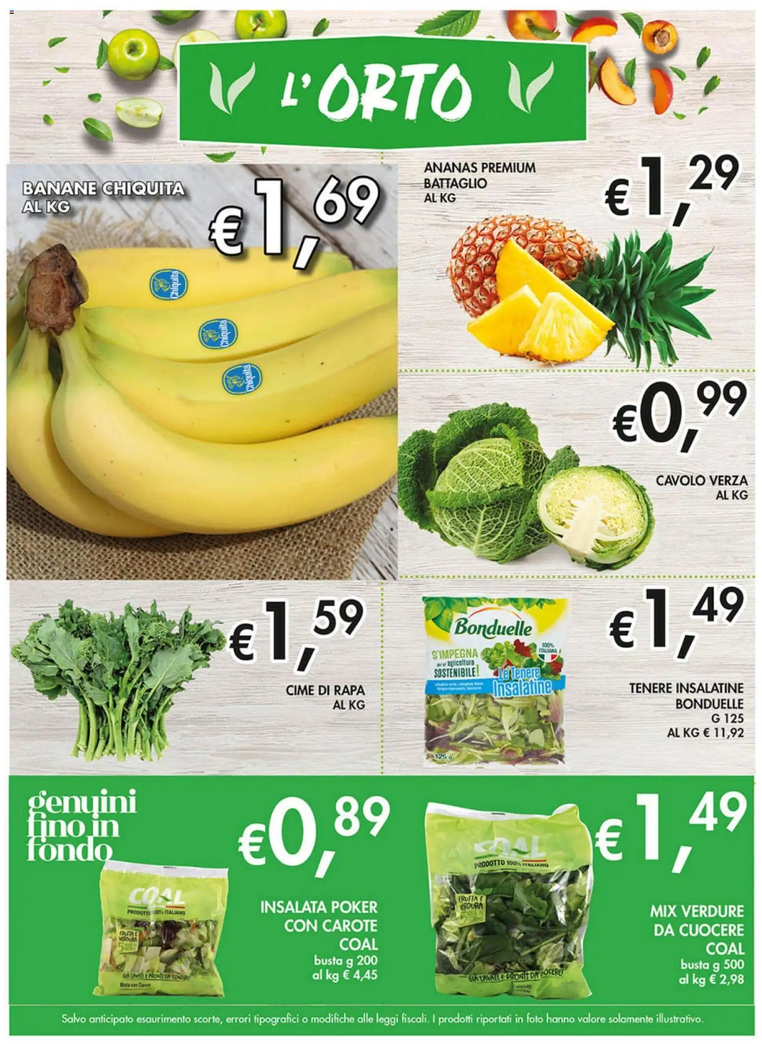 Volantino Coal del 05.11.2025 | Pagina: 7 | Prodotti: Insalata, Carote, Ananas, Cavolo