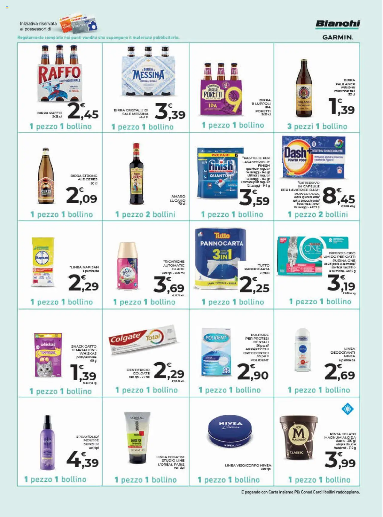 Volantino Conad del 13.08.2025 | Pagina: 15 | Prodotti: Dentifricio, Pollo, Tacchino, Lavastoviglie