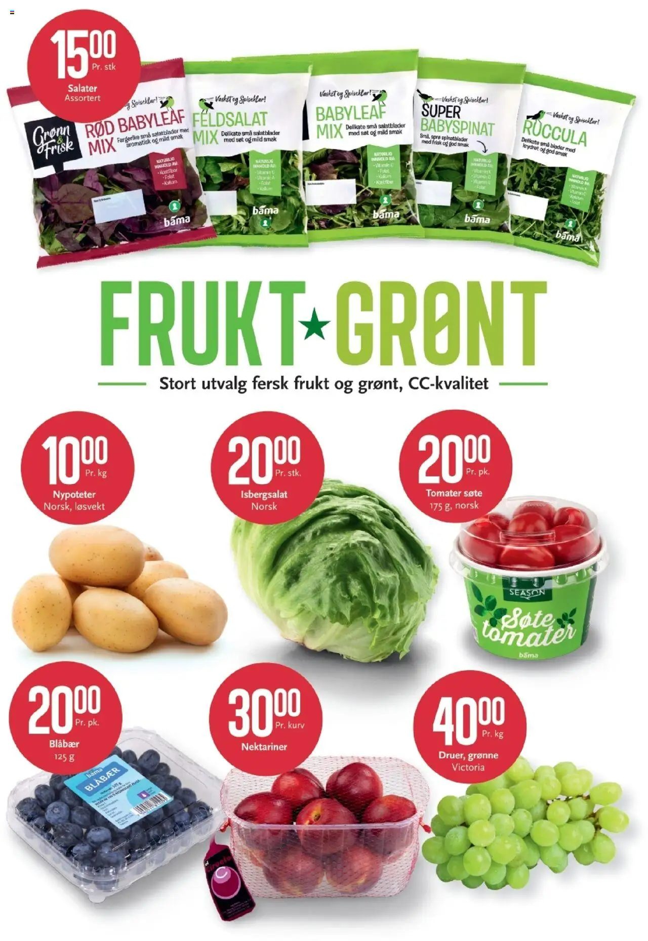  | Side: 3 | Produkter: Essuie-tout, Blåbær, Isbergsalat, Kurv
