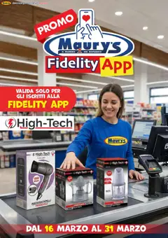 Anteprima del volantino Maury's volantino Fidelity App valido a partire dal 16.03.2026