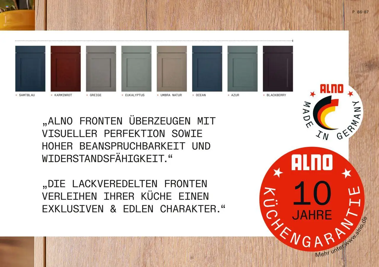 Höffner Alno – gültig ab 22.09.2025 | Seite: 87 | Produkte: Küche