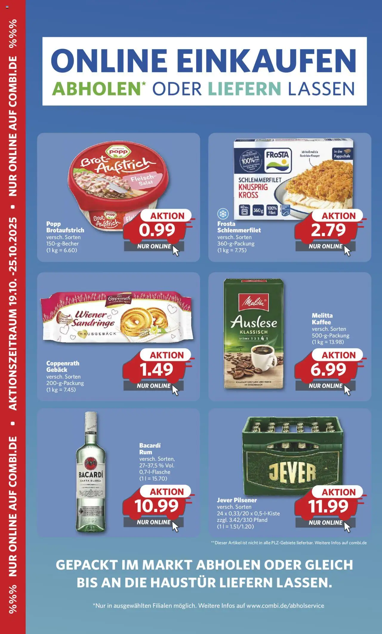 Combi Prospekt 	 – gültig ab 20.10.2025 | Seite: 13 | Produkte: Melitta, Melitta kaffee, Frosta, Salat