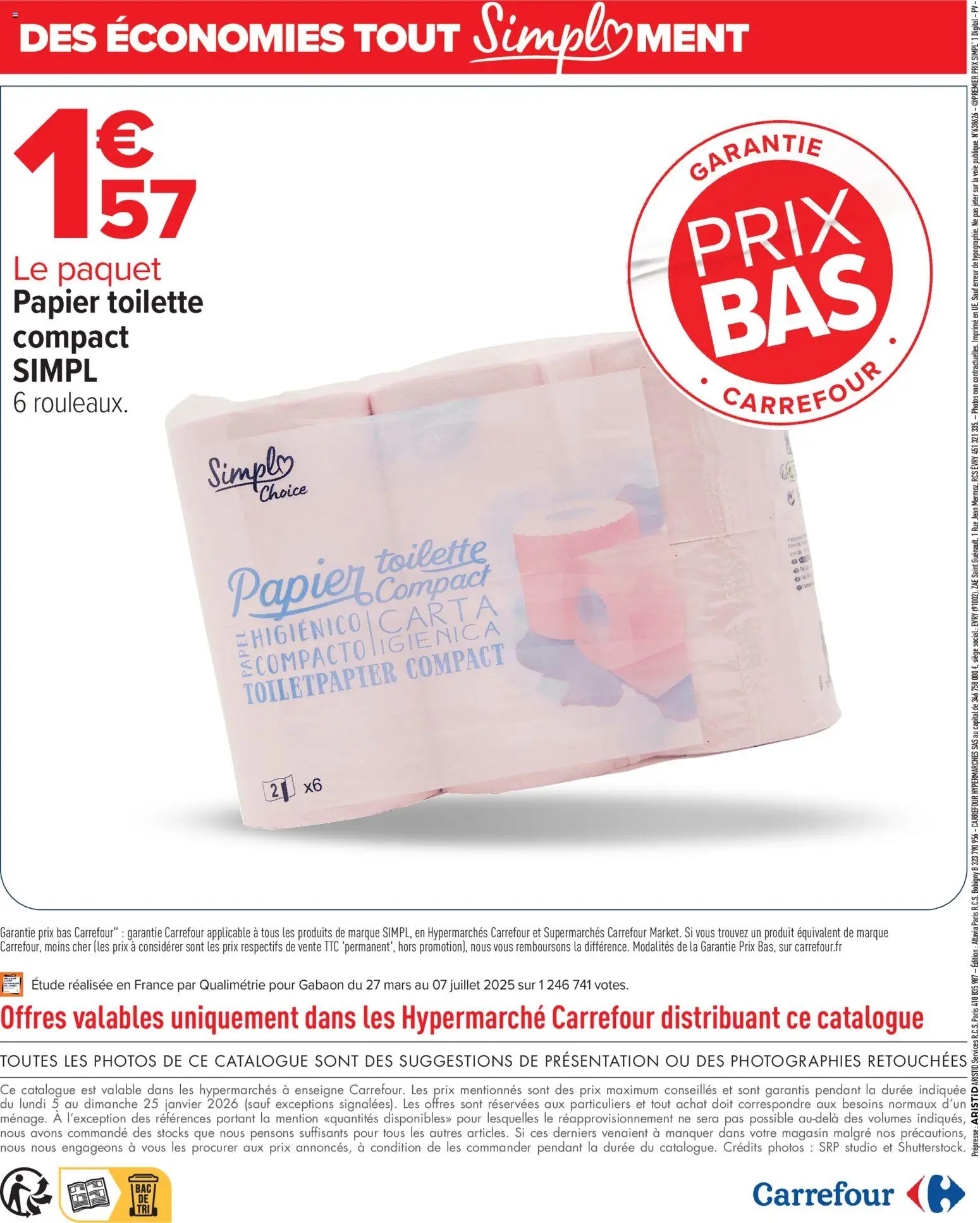 {H1} | Page: 12 | Produits: Papier toilette