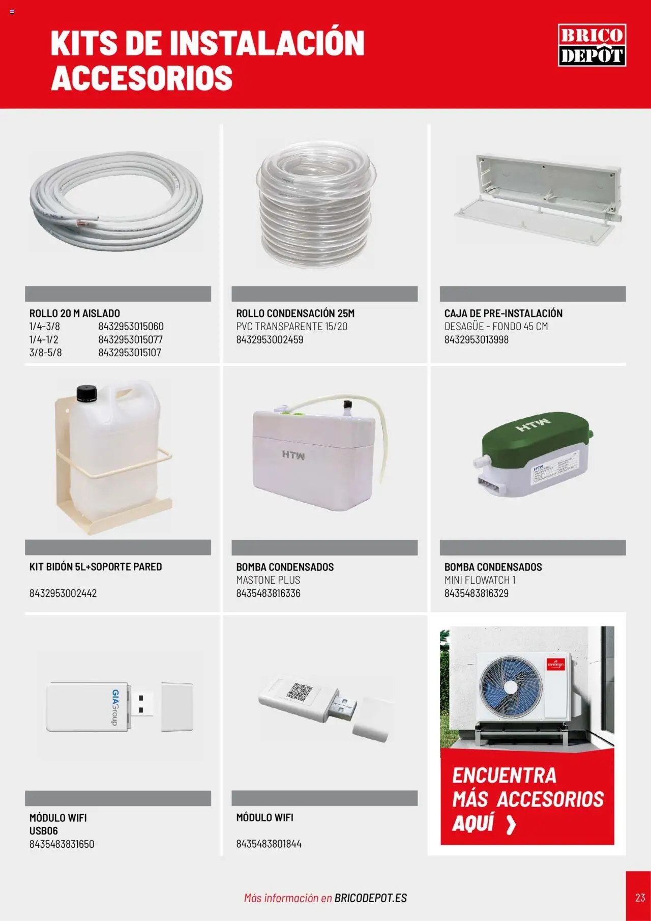 Brico Depôt Catálogo Climatización │ válido desde el 27.06.2025 | Página: 23 | Productos: Caja