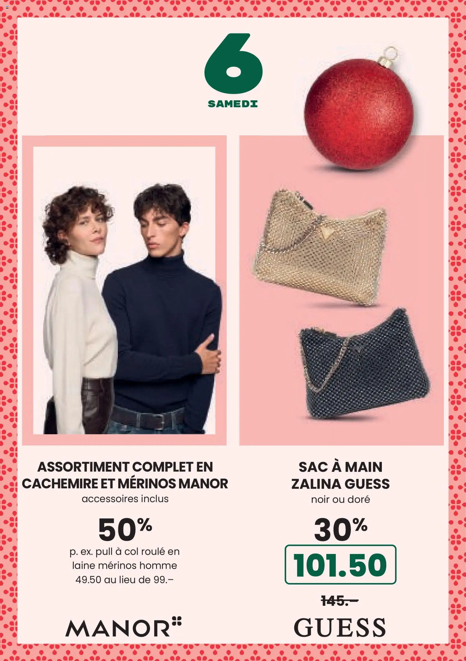 Manor Aktionen Calendrier de L'Avent – gültig ab 01.12.2025 | Seite: 8