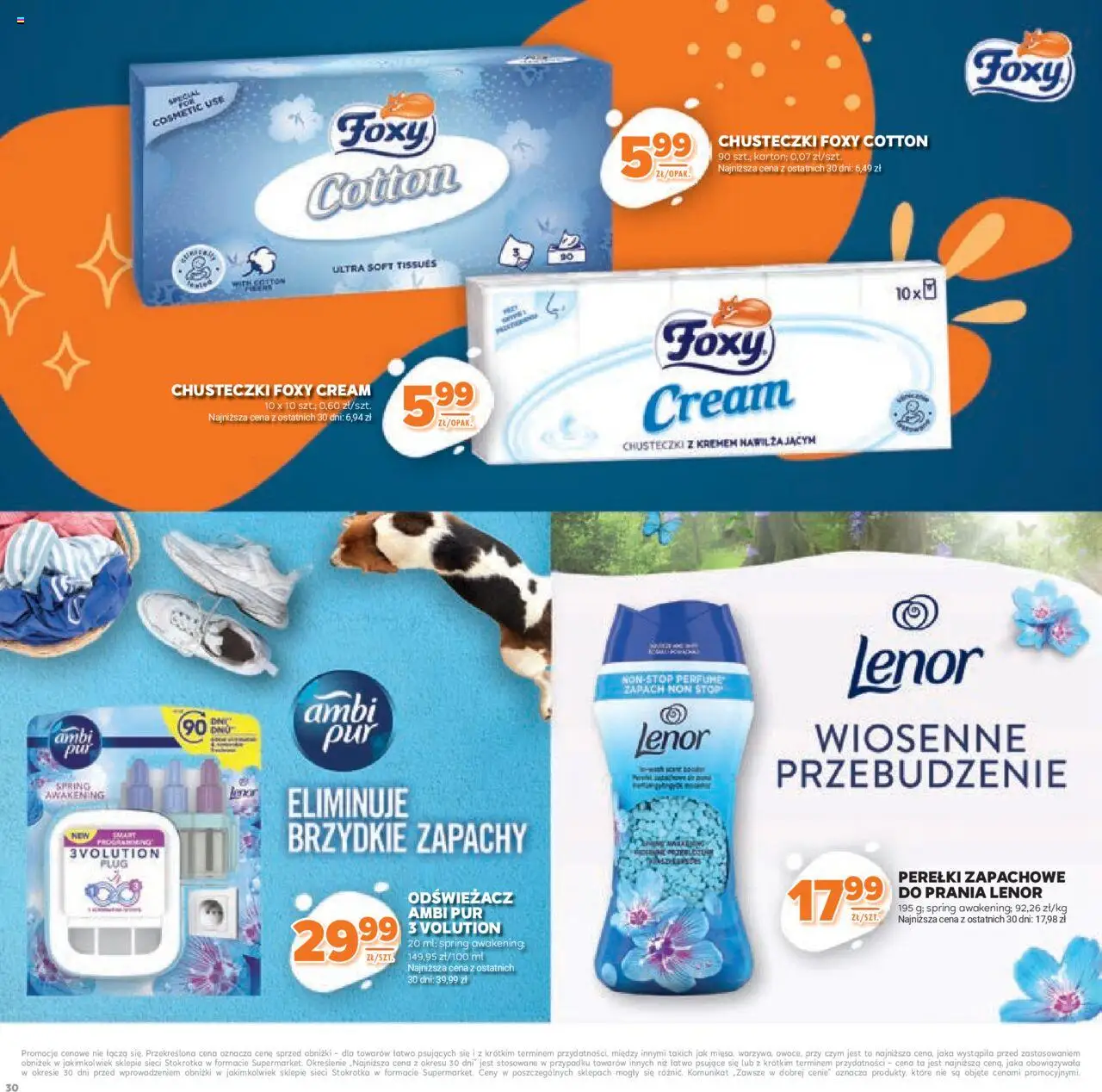 Stokrotka Gazetka - Katalog Kulinarny od 12.06.2025 | Strona: 30 | Produkty: Odświeżacz, Stokrotka, Zapach