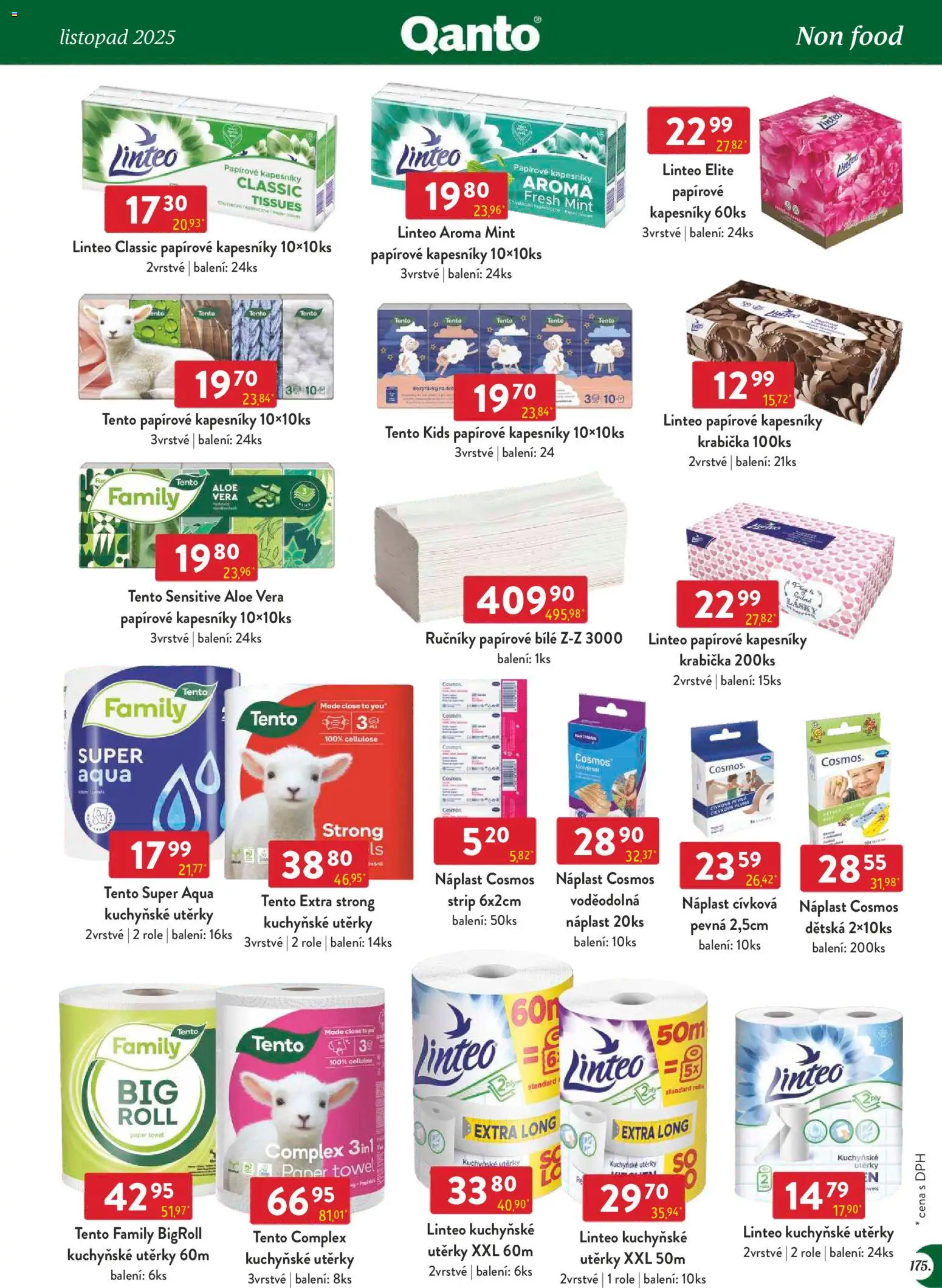 Astur & Qanto - Leták - Velkoobchod 11/2025 od 01.11.2025 | Strana: 175 | Produkty: Krabička, Náplast, Utěrky, Aloe vera