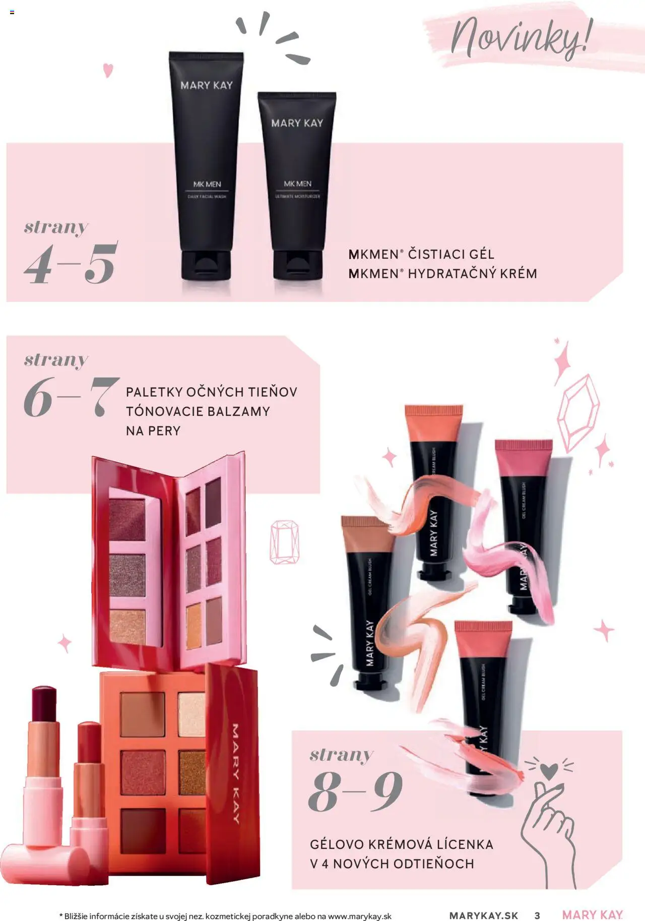 Mary Kay katalóg │ platný od 16.07.2025 | Strana: 3 | Produkty: Lícenka, Krém