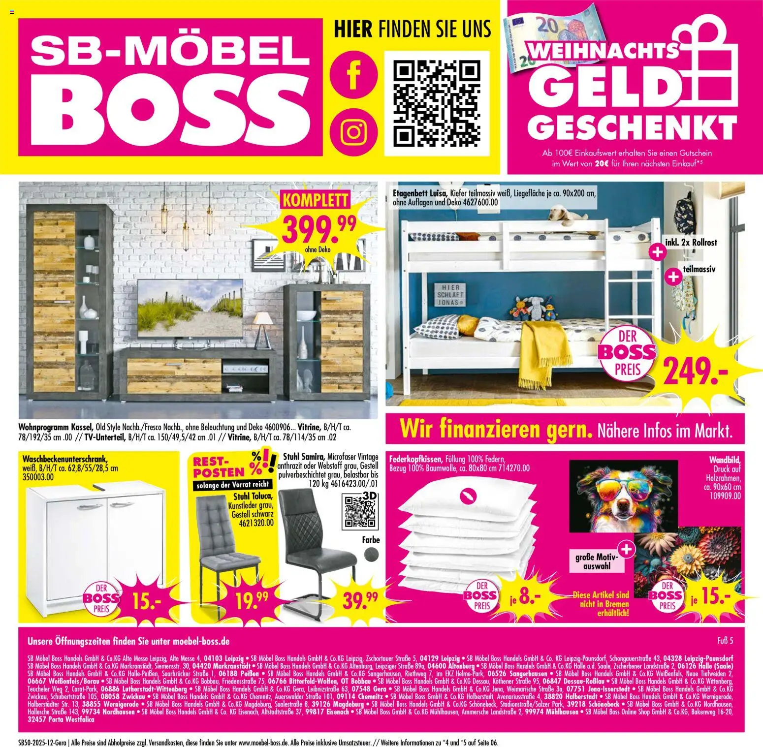 SB Möbel Boss Prospekt Gera	 – gültig ab 06.12.2025 | Seite: 12 | Produkte: Stuhl