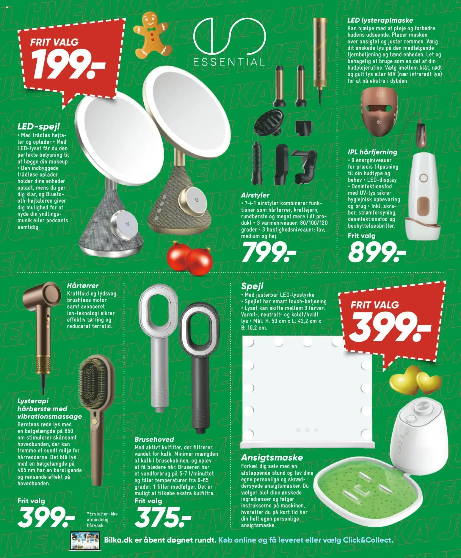 Bilka tilbudsavis – gyldig fra 12.12.2025 | Side: 30 | Produkter: Makeup, Spejl, Krøllejern, Hårtørrer