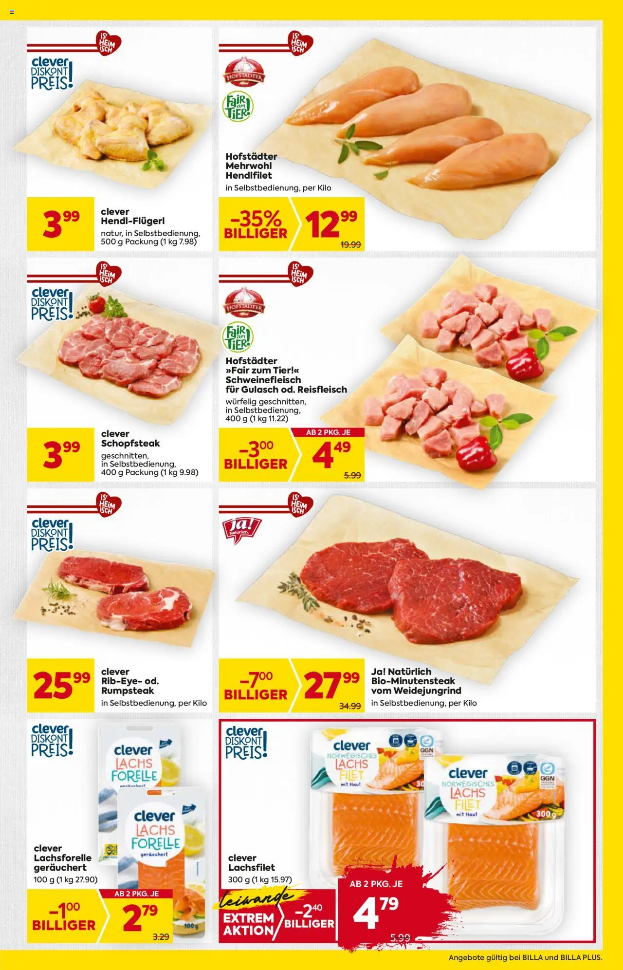 Billa Flugblatt - Tirol gültig ab 18.09.2025 | Seite: 9 | Produkte: Schweinefleisch