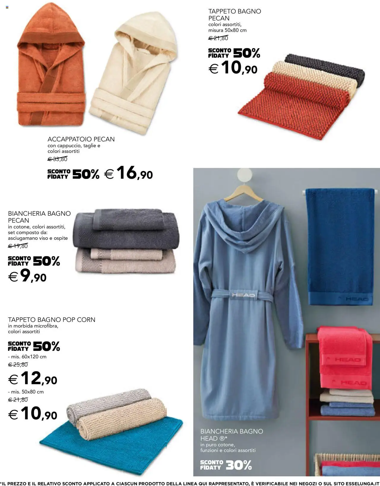 Volantino Esselunga S del 09.10.2025 | Pagina: 19 | Prodotti: Accappatoio, Pop corn, Asciugamano, Tappeto