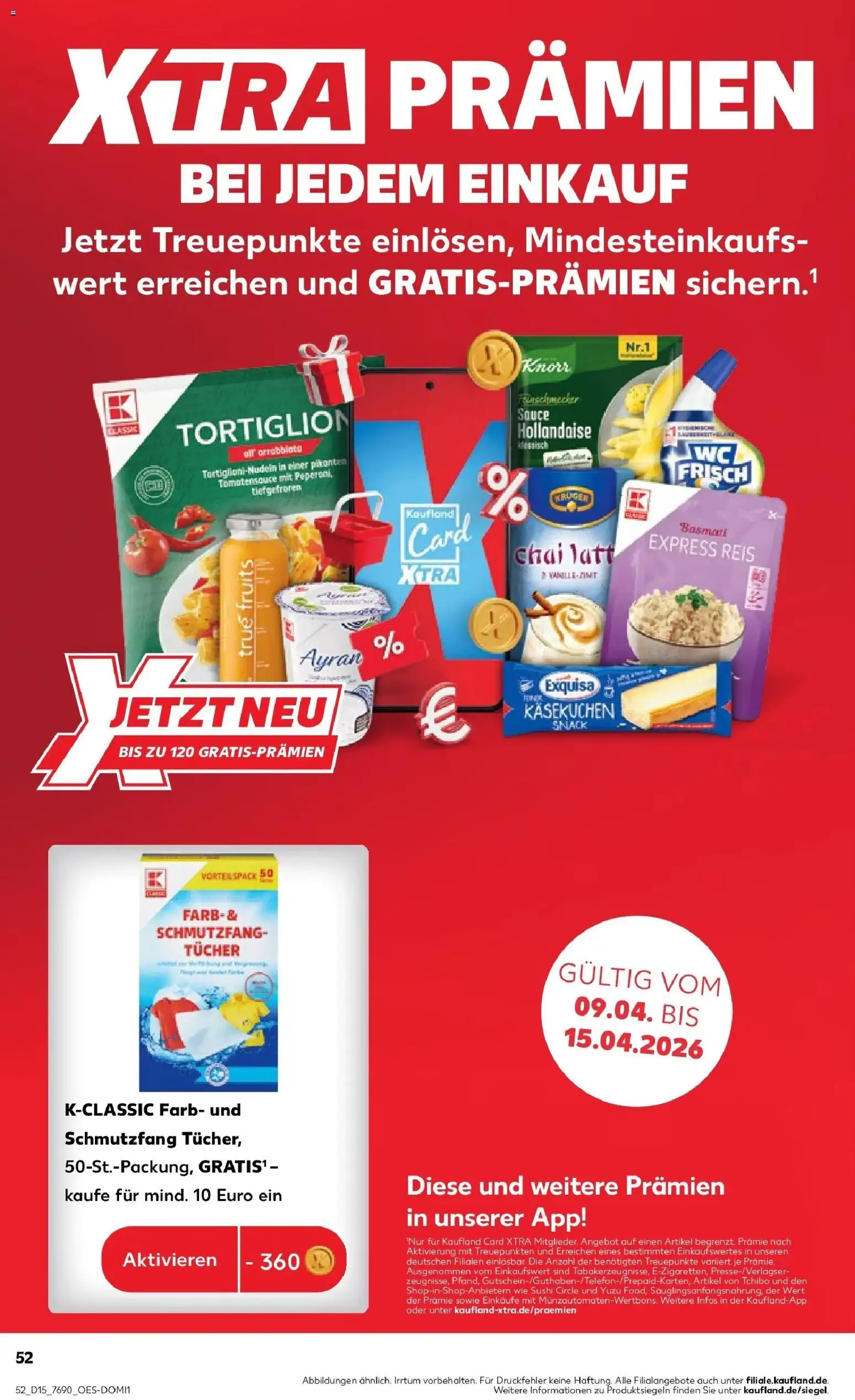 Kaufland Prospekt Singen (Hohentwiel)	 – gültig ab 08.04.2026 | Seite: 52 | Produkte: Knorr, Exquisa, Wc frisch, Reis